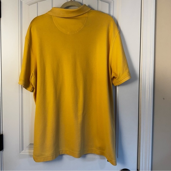 Izod Yellow Polo Shirt Classic Design - Picture 3 of 4